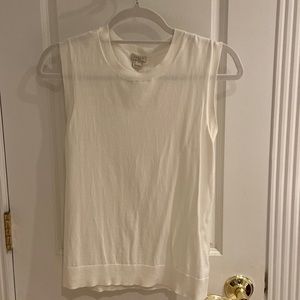 White Jcrew shell. Size small. Worn once